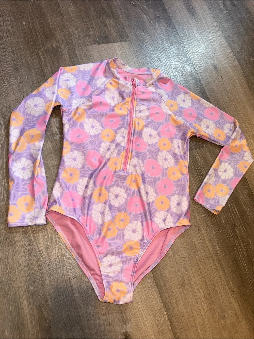Girls floral swimsuit